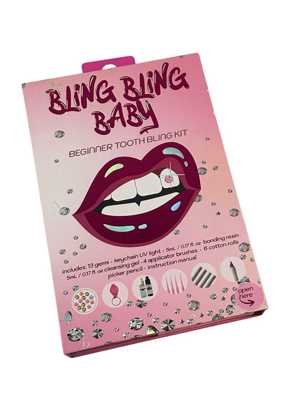 Bling Bling Baby Beginner Tooth Bling Kit - Pink